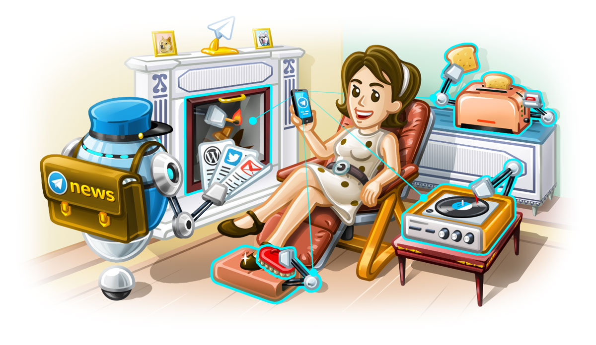 固定聊天和IFTTT集成