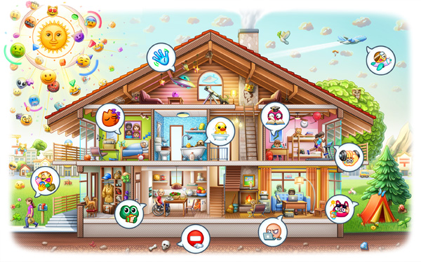 无限的反应，表情符号状态和更多