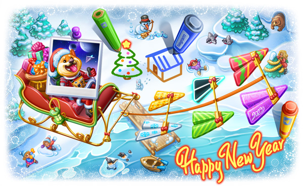 隐藏的媒体，零存储使用，新的绘图工具，您的联系人的个人资料图片，以及更多